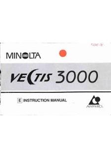 Minolta Vectis 3000 manual. Camera Instructions.